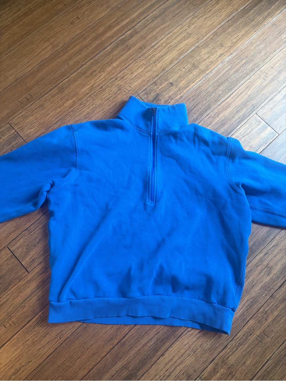 Lululemon Steady State Blue Quarter-Zip Pullover Sweater